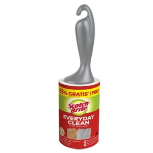 scotch brite everyday clean rodillo quitapelusas adhesivo 75 hojas color negro