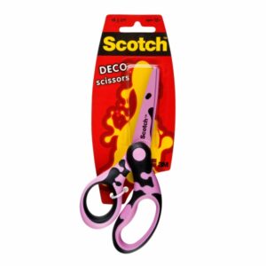 scotch deco tijeras infantiles 16.5cm acero inoxidable punta redondeada colores surtidos aleatorios