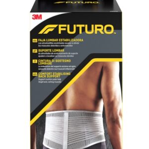 futuro faja lumbar estabilizadora talla l/xl (99.1 127cm) transpirable color gris
