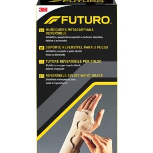 futuro soporte para mano estabilizacion metacarpiana talla l (19 22.9cm) reversible transpirable color beige