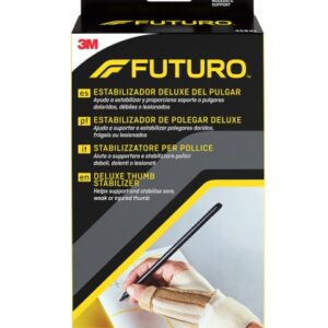 futuro deluxe estabilizador del pulgar talla s/m (12.7 19.1cm) transpirable color beige