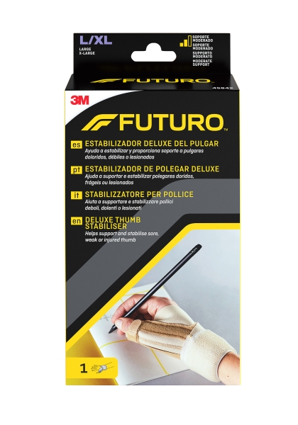 futuro deluxe estabilizador del pulgar talla l/xl (17.8 22.9cm) transpirable color beige