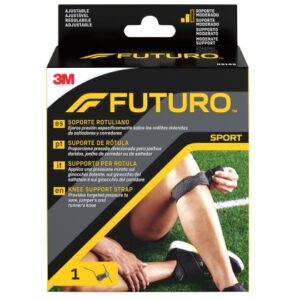 futuro rodillera soporte rotuliano ajustable (31.8 44.5cm) transpirable color negro