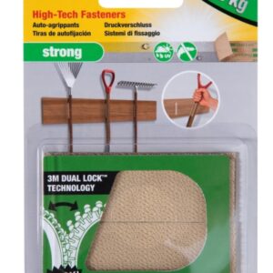 scotch extreme cierres adhesivos reposicionables 25mm x 75mm soporta hasta 2.5kg color transparente