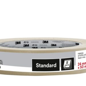3m cinta de enmascarar profesional 24mm x 50m color blanco