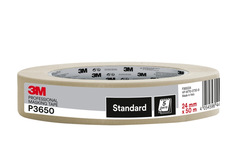 3m cinta de enmascarar profesional 24mm x 50m color blanco
