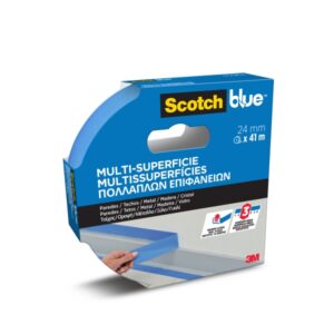 scotchblue cinta de enmascarar 24mm x 41m 100% pefc multisuperficie color azul