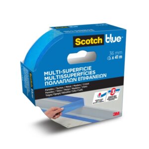 scotchblue cinta de enmascarar 36mm x 41m 100% pefc multisuperficie color azul