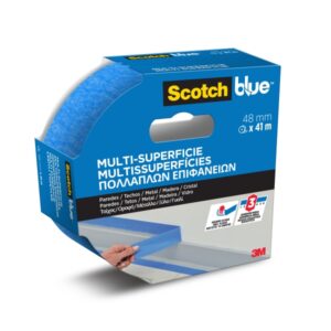scotchblue cinta de enmascarar 48mm x 41m 100% pefc multisuperficie color azul