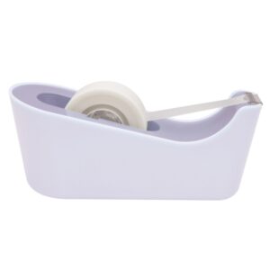 scotch dispensador de cinta adhesiva para cintas de hasta 19mm x 33m incluye cinta adhesiva color lavanda