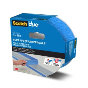 scotchblue cinta de enmascarar 48mm x 55m 100% pefc multisuperficie color azul