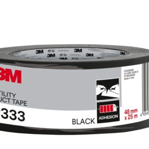 3m cinta adhesiva americana 48mm x 25m color negro