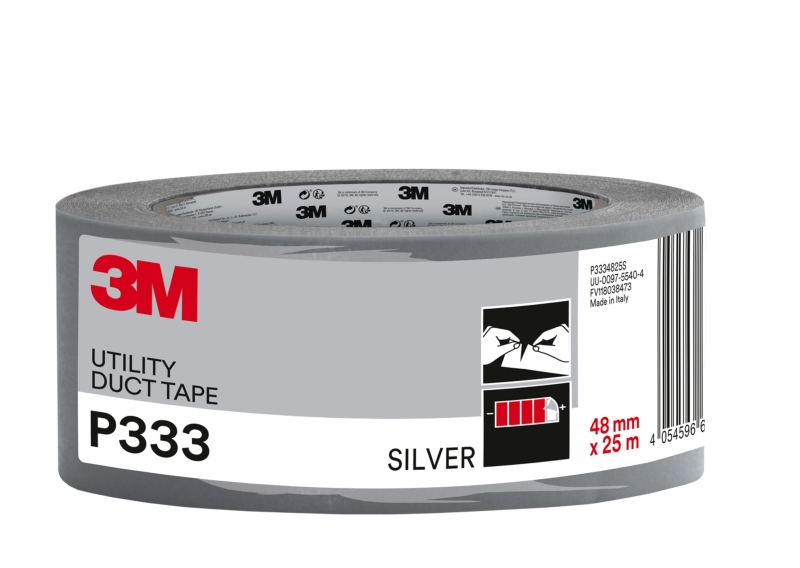 3m cinta adhesiva americana 48mm x 25m color plata