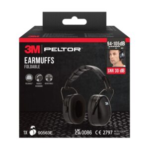 3m orejeras auditivas snr 30db diadema plegable ajustable color negro