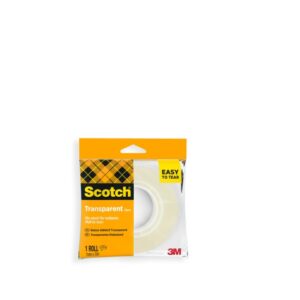 scotch cinta adhesiva facil de cortar 15mm x 33m color transparente