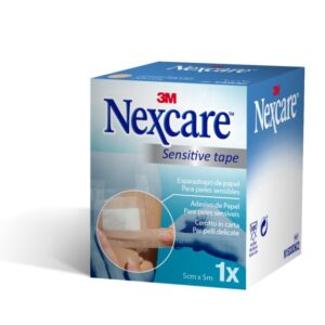 nexcare sensitive esparadrapo 50mm x 5m color piel