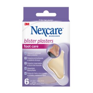 nexcare blister pack de 6 apositos surtidos resistente al agua ultrafino color transparente