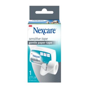 nexcare sensitive esparadrapo 25mm x 5m color blanco
