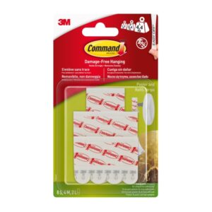 command tiras adhesivas para posteres formatos surtidos soporta hasta 4.4kg color blanco