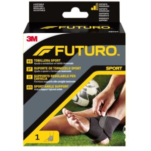 futuro sport tobillera ajustable (17.8 27.9cm) color negro