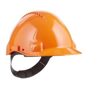 3m casco de proteccion con ventilacion sensor uvicator pin de ajuste color naranja