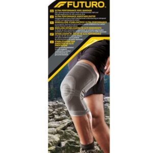 futuro rodillera talla s estabilizadora uso de alto rendimiento transpirable elastico color gris