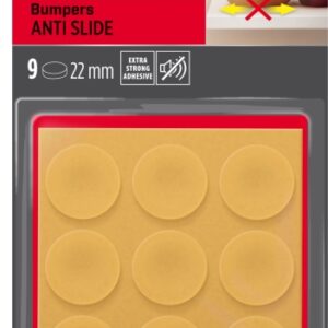 scotch pack de 9 almohadillas adhesivas antideslizantes diametro de 22mm color transparente