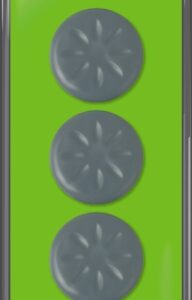 scotch move and protect flex pack de 4 patines deslizantes adhesivos diametro de 50mm soporta hasta 400kg color gris