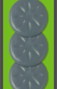 scotch move and protect flex pack de 4 patines deslizantes adhesivos diametro de 65mm soporta hasta 500kg color gris