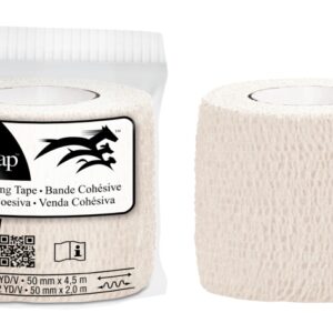 3m vetrap venda cohesiva 5cm x 4.5m flexible transpirable autoadhesiva color blanco