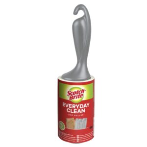 scotch brite everyday clean rodillo quitapelusas adhesivo 30 hojas color negro