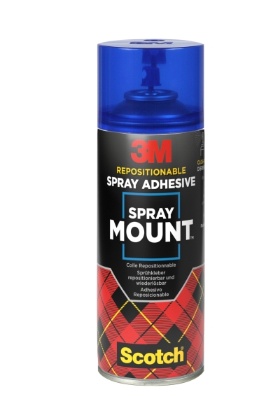 scotch spraymount adhesivo en spray 400ml excelente adherencia color transparente