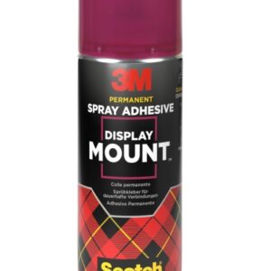 scotch display mount adhesivo en spray 400ml union permanente y duradera color transparente