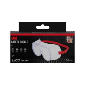3m classic gafas de seguridad ventilacion directa lente incolora uso compatible con gafas graduadas goma ajustable proteccion uv color transparente