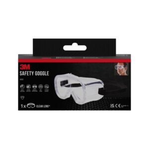 3m classic gafas de seguridad ventilacion indirecta lente incolora uso compatible con gafas graduadas goma ajustable proteccion uv color transparente
