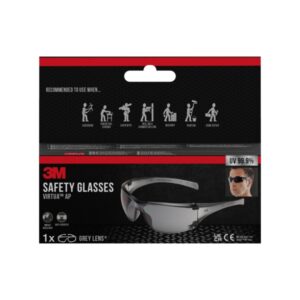 3m virtua ap gafas de seguridad lentes oscurecidas antirrayaduras antivaho proteccion uv color gris