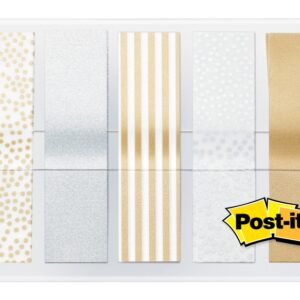 post it index dispensador con 100 marcadores de indice reposicionables forma rectangular colores surtidos