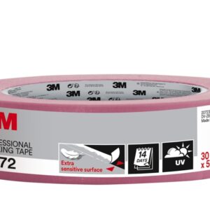 3m cinta de enmascarar para superficies delicadas 30mm x 50m color rosa