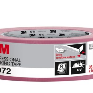 3m cinta de enmascarar 36mm x 50m color rosa