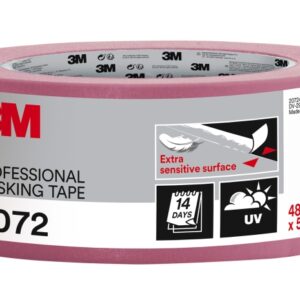 3m cinta de enmascarar 48mm x 50m color rosa