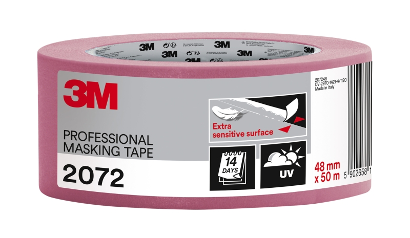 3m cinta de enmascarar 48mm x 50m color rosa