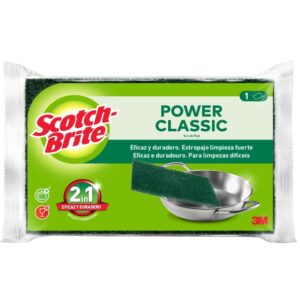 scotch brite classic estropajo de cocina color verde oscuro