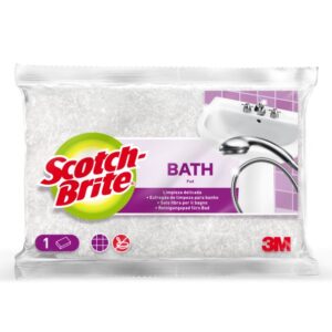 scotch brite estropajo para aseo color blanco