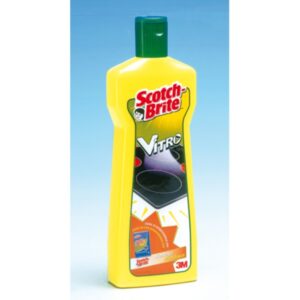 scotch brite vitro limpiador para vitroceramicas base de agua color amarillo