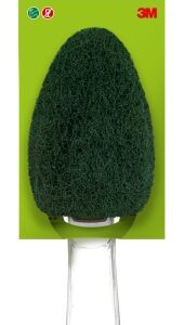 scotch brite classic estropajo de cocina con mango color verde oscuro