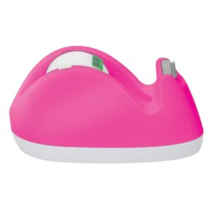 scotch dispensador de cinta adhesiva forma de conejo incluye 1 rollo de 19mm x 8.89m color rosa