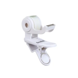 scotch dispensador de pinza con cinta adhesiva para cintas de hasta 19mm x 8.89m incluye cinta adhesiva color blanco