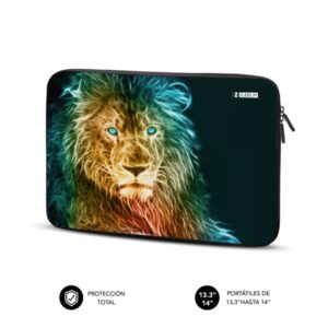 subblim funda trendy de neopreno portátil de 13.3" a 14" resistencia a golpes y caidas colores varios