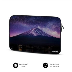subblim funda trendy de neopreno portátil de 13.3" a 14" resistencia a golpes y caidas colores varios