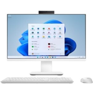 asus v440vak wpc100w all in one 23.8" intel core i7 13620h 16gb ddr5 512gb ssd rj 45, hdmi, usb a y c, teclado y raton inalambricos webcam fhd windows 11 home color blanco